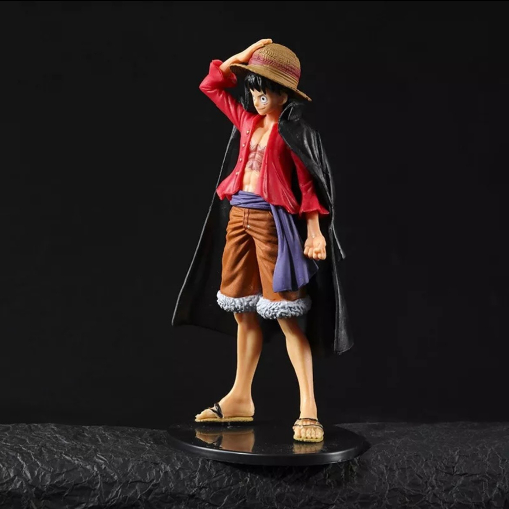 Mô hình One Piece Luffy Mặc Áo Choàng Đen cao 16cm - No Box