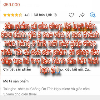 Tai Nghe Nhét Tai Jack 3.5mm