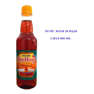 Nước mắm kim hoa 20 độ đạm chai 500ml