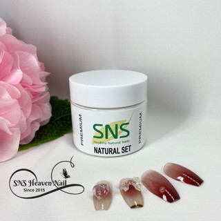 Bột đắp móng SNS Naturel Set hũ 50garm