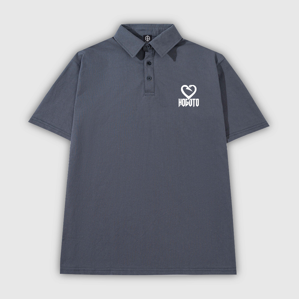 Áo POLO HOGOTO HÌNH TRÁI TIM - shop Hogotoclub - 100% cotton định lượng 230gsm