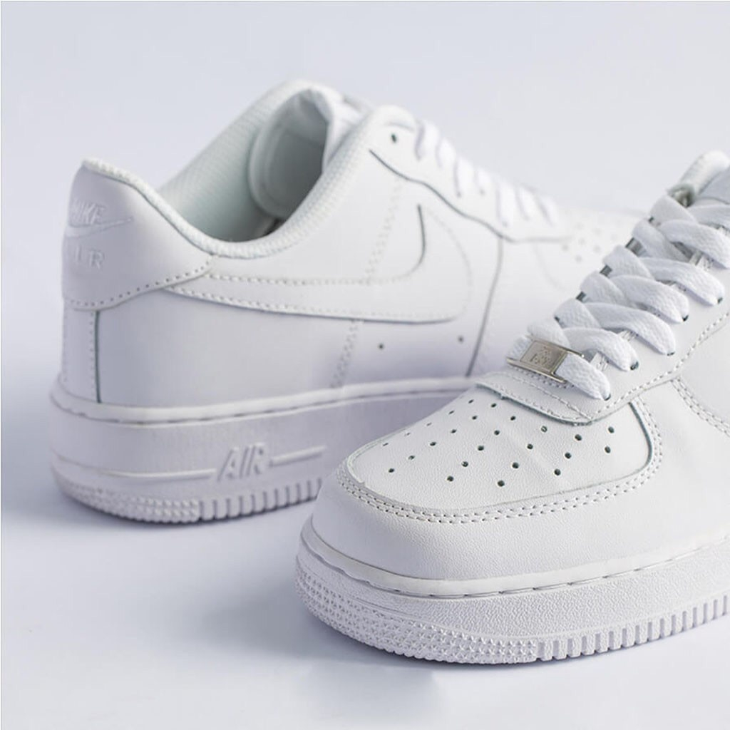 Giày Nike_air Force 1 all white, giày AF1 trắn trắng đế air bản đẹp đủ size 36-43 Full Box+Bill
