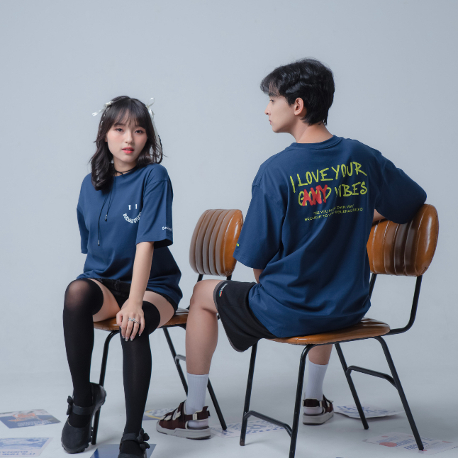 Áo thun local brand tay lỡ form oversize unisex cho nam nữ BUENAS - ESS24