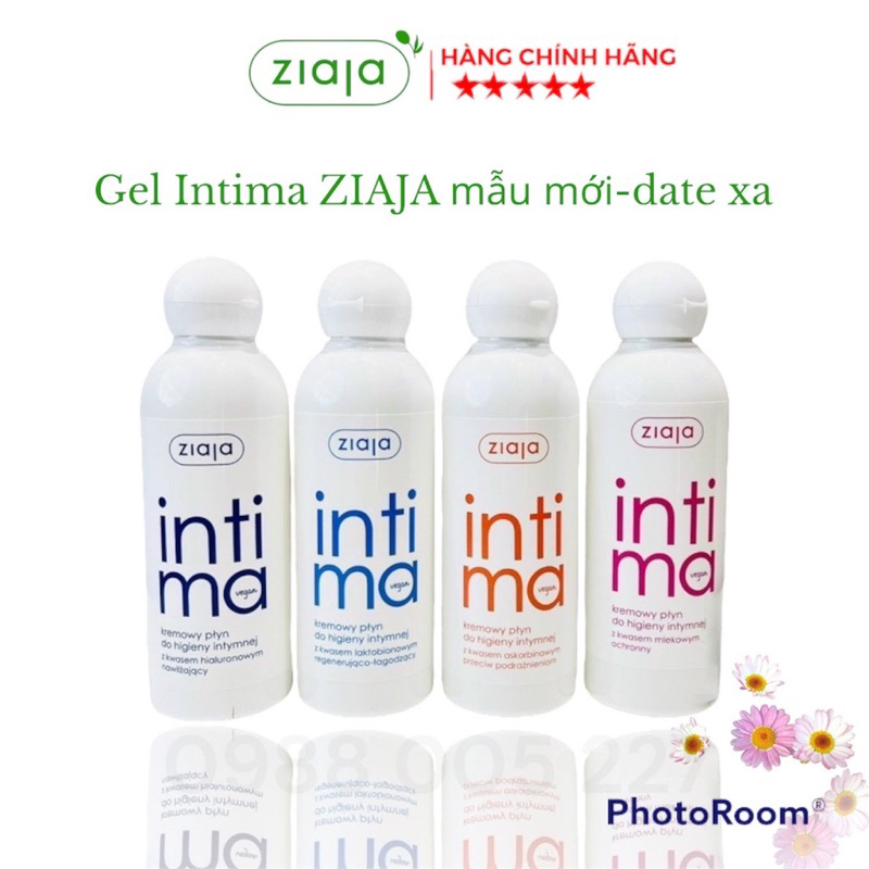 Dung Dịch Vệ Sinh Phụ Nữ Intima Ziaja mẫu mới (Chính Hãng) - chống viêm nhiễm phụ khoa