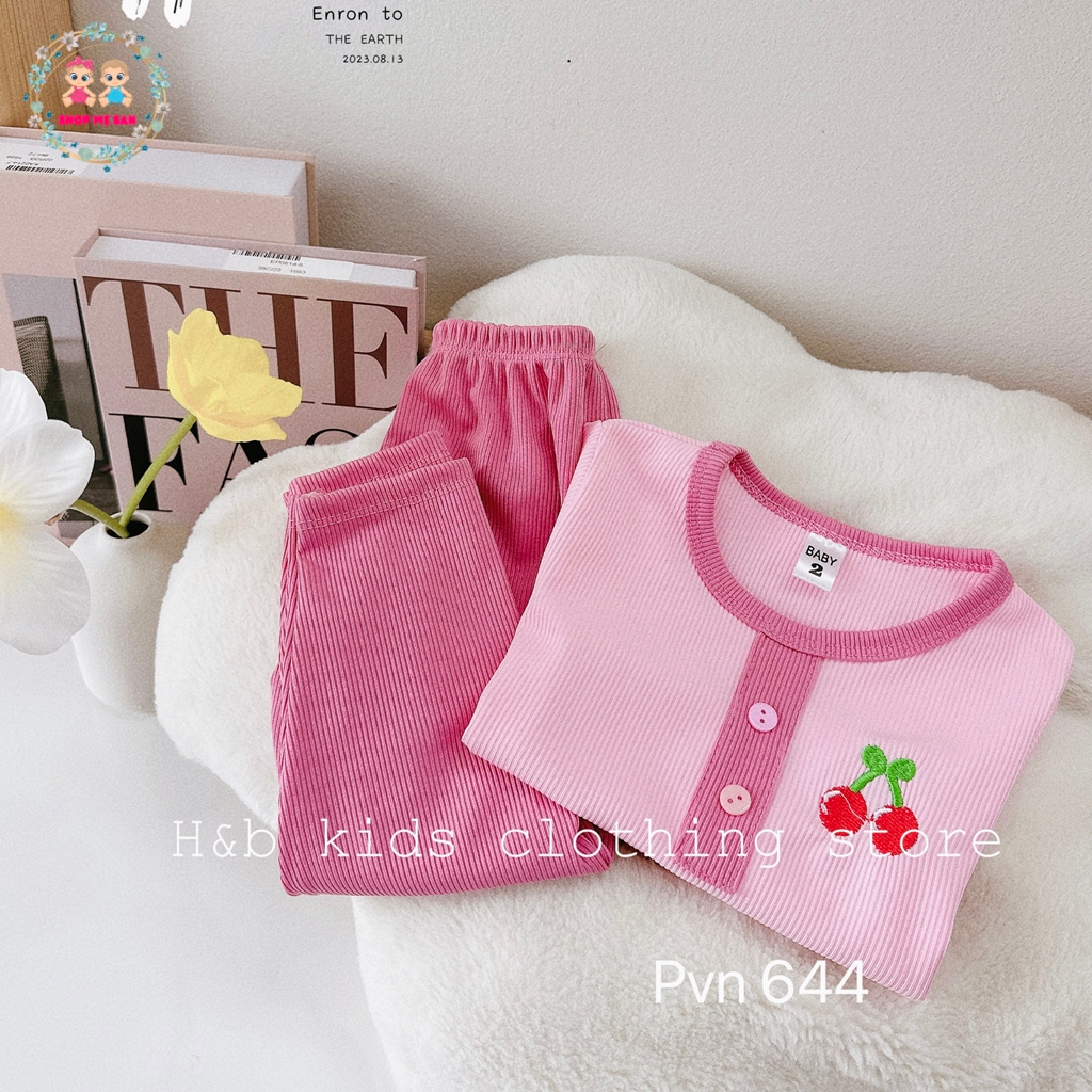 Bộ Thu Đông Bé Gái, Bộ Thu Đông Bé Trai Chất Liệu Tăm Lạnh Loại 1 Mềm Đẹp Cùng Hình Thêu, Kiểu Dáng Dễ Thương