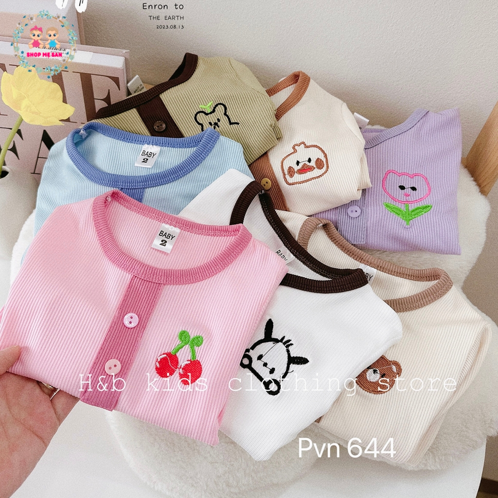 Bộ Thu Đông Bé Gái, Bộ Thu Đông Bé Trai Chất Liệu Tăm Lạnh Loại 1 Mềm Đẹp Cùng Hình Thêu, Kiểu Dáng Dễ Thương