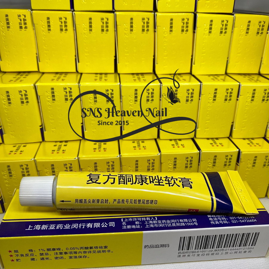 Kem bôi dị ứng sơn gel, mẩn ngứa, viêm da cơ địa, nấm da, nấm móng.