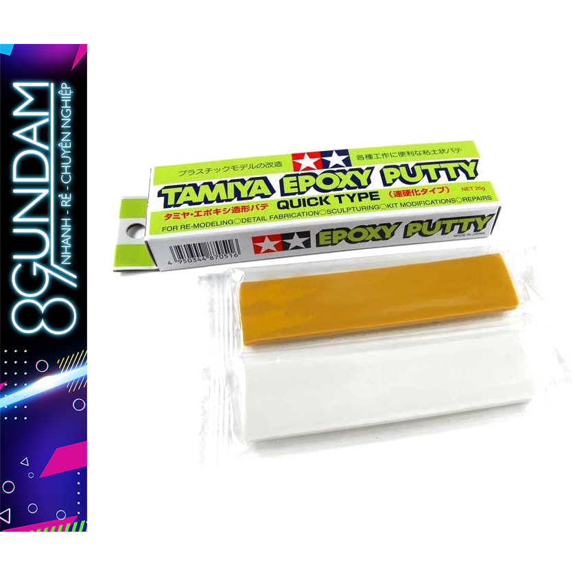 Bột tạo hình - Trám Mô Hình Tamiya EPOXY PUTTY (Quick Type)