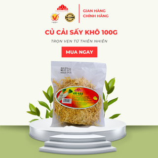 Củ Cải Sấy Khô Nguyên Chất Việt San Gói 100g