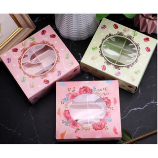 Hộp 6 ngăn đựng bánh macaron, bánh quy