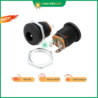 Jack nguồn dc cái 5.5x2.1mm tròn dc-022 linhkienhec