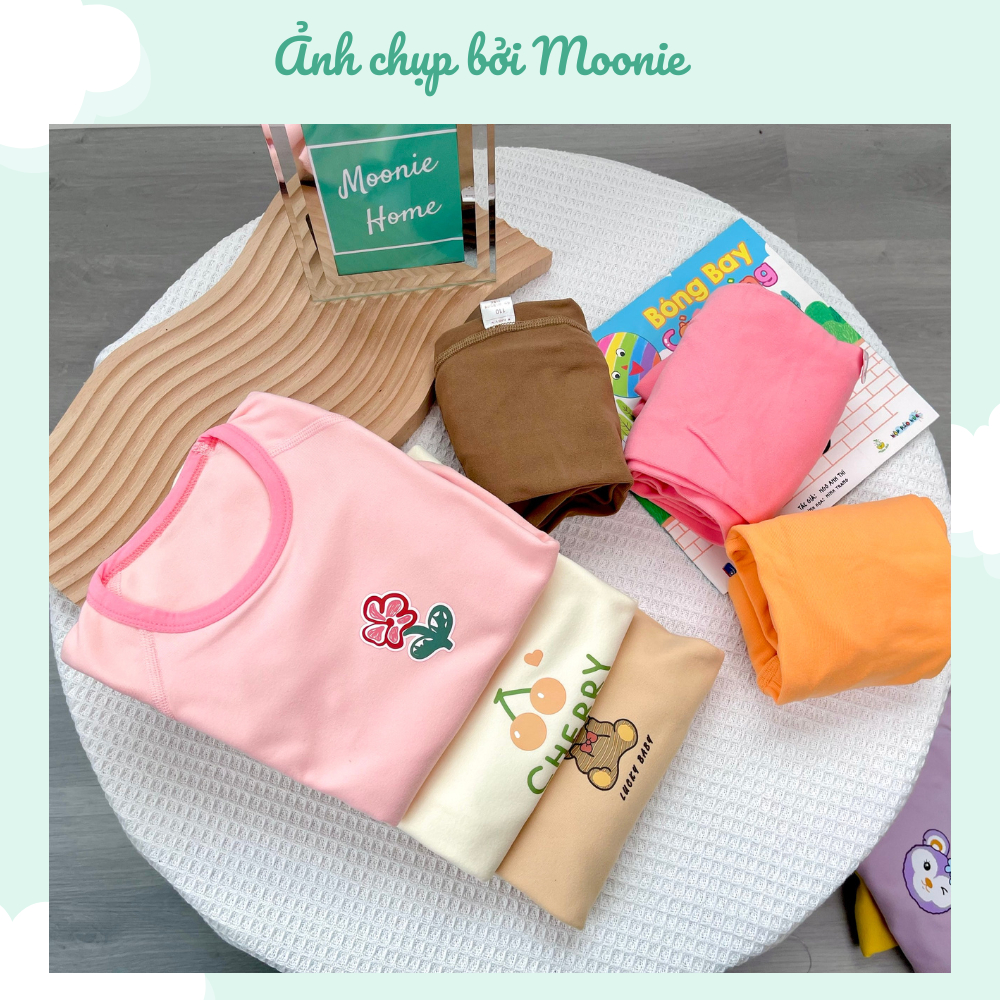 Đồ Bộ Cho Bé Trai, Gái Dài Tay Thu Đông - Bộ Ngủ Cho Bé Cotton Nỉ Co Giãn Tốt Mã BN -05