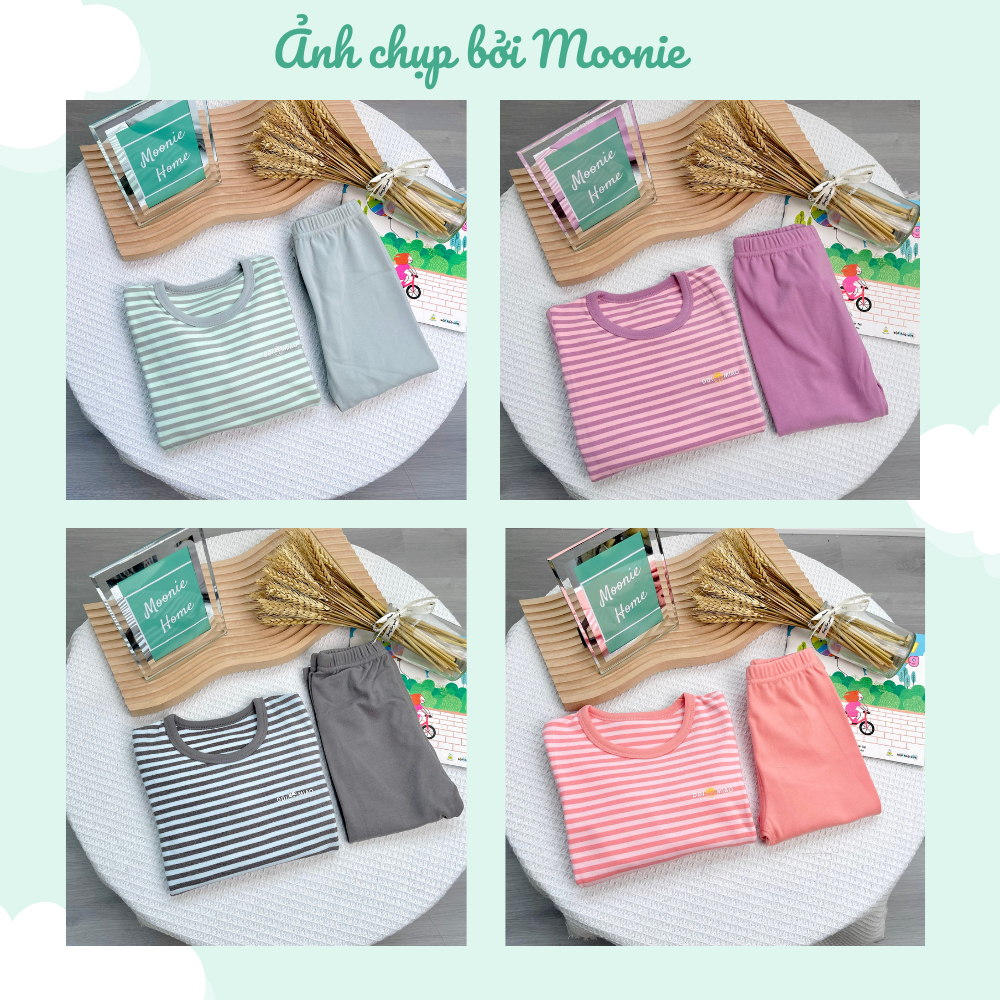Bộ Nỉ Cho Bé Trai, Gái / Bộ Thu Đông Dài Tay Cho Bé Cao Cấp  Mã BN-01
