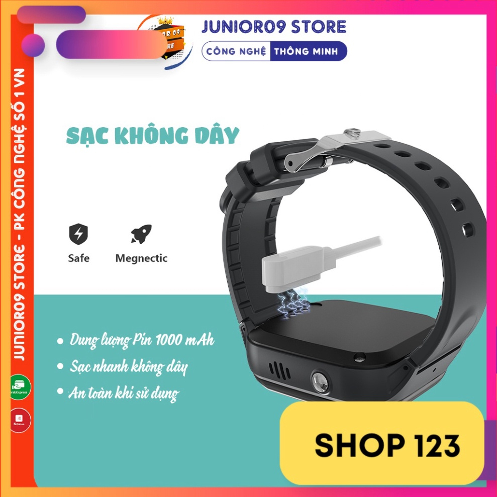 Đồng hồ thông minh Định vị Trẻ em Lắp sim Nghe gọi Video Call Ccho bé trai bé gái JUNIOR09 WATCH shop 11 | BigBuy360 - bigbuy360.vn