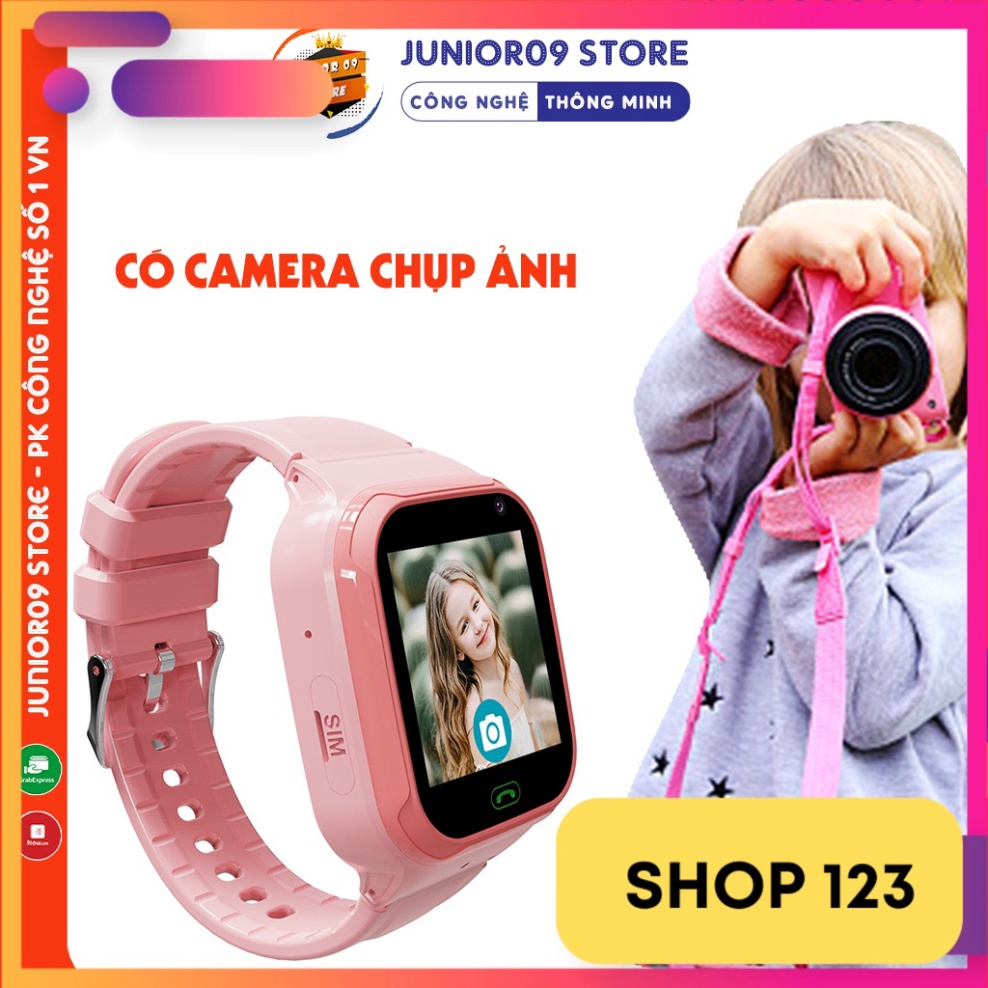 Đồng hồ thông minh Định vị Trẻ em Lắp sim Nghe gọi Video Call Ccho bé trai bé gái JUNIOR09 WATCH shop 11 | BigBuy360 - bigbuy360.vn