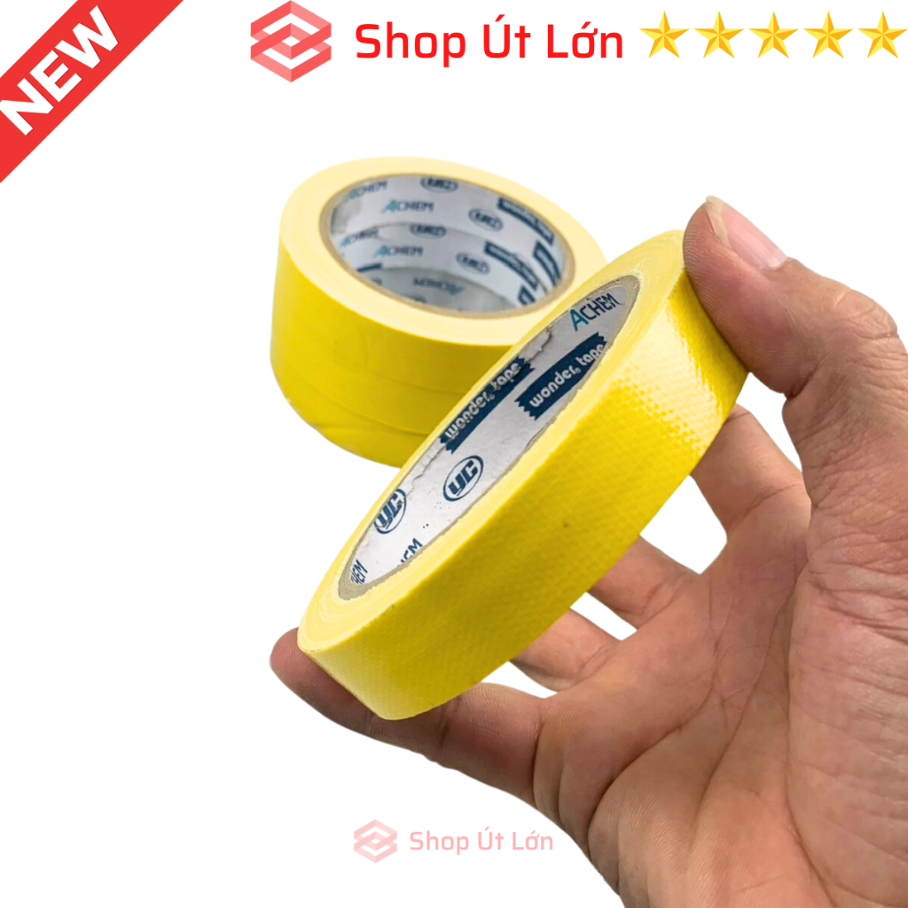 1 Cuộn băng keo vải, rộng 2cm, dài 12.5 mét, lõi siêu mỏng, nặng 85gram