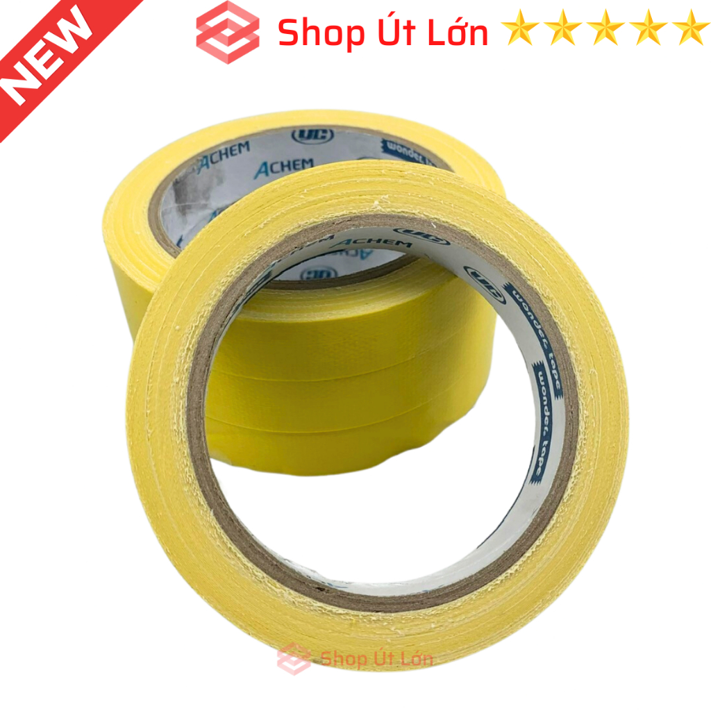 1 Cuộn băng keo vải, rộng 2cm, dài 12.5 mét, lõi siêu mỏng, nặng 85gram