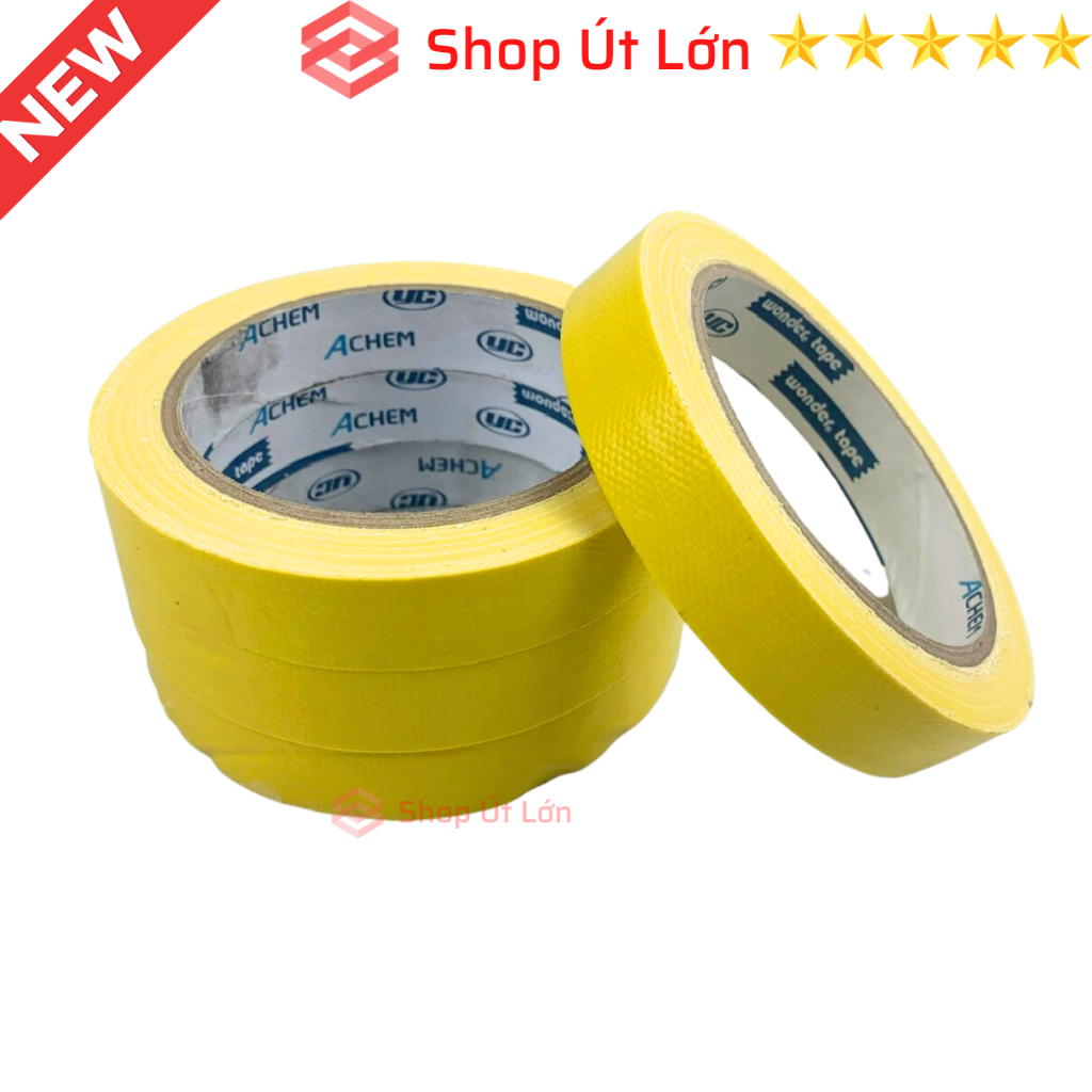 1 Cuộn băng keo vải, rộng 2cm, dài 12.5 mét, lõi siêu mỏng, nặng 85gram