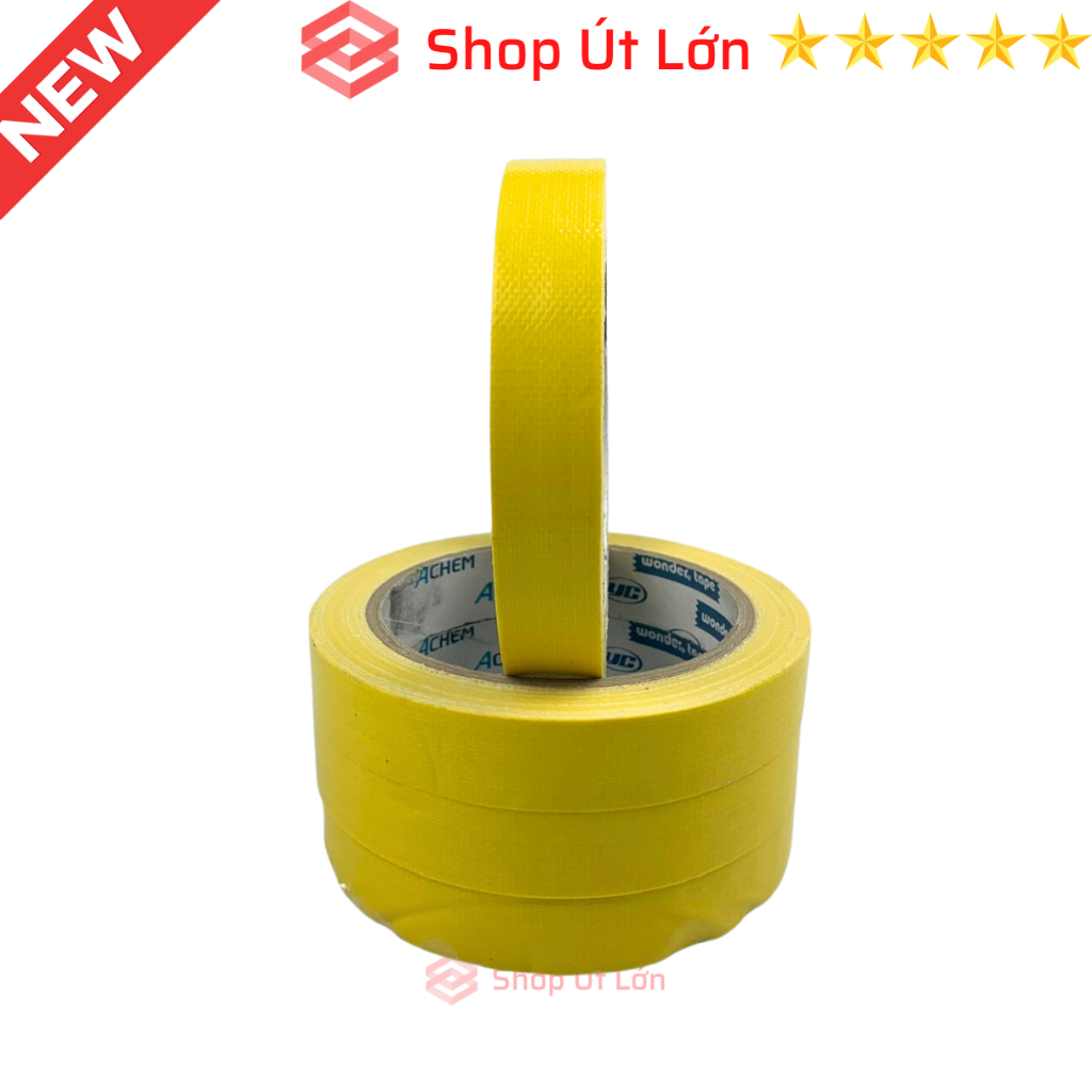 1 Cuộn băng keo vải, rộng 2cm, dài 12.5 mét, lõi siêu mỏng, nặng 85gram