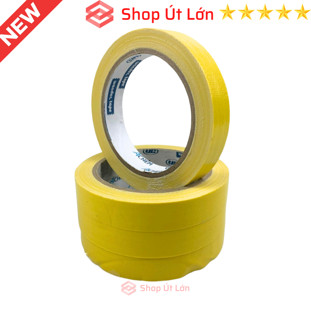 1 Cuộn băng keo vải, rộng 2cm, dài 12.5 mét, lõi siêu mỏng, nặng 85gram