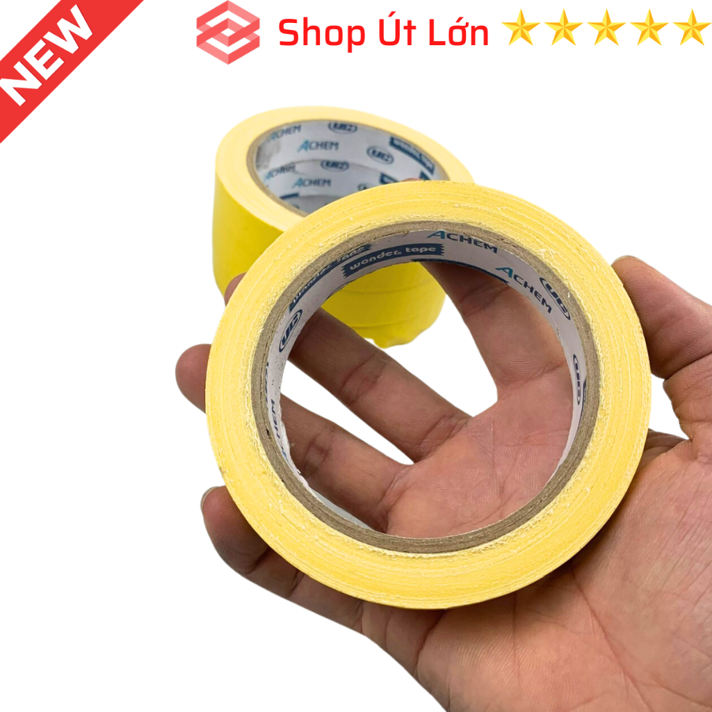 1 Cuộn băng keo vải, rộng 2cm, dài 12.5 mét, lõi siêu mỏng, nặng 85gram