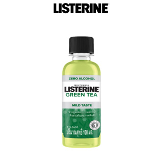 Nước súc miệng ngừa sâu răng vị trà xanh không cay Listerine Natural Green