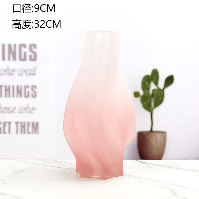 Bình hoa decor phòng ngủ,bình hoa lượn sóng trang trí bàn làm việc làm quà tặng sinh nhật