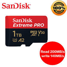 Thẻ nhớ micro sd san.disk tf extreme pro 200mb a2