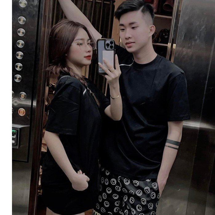 Áo phông DSQ mix khóa kéo form rộng siêu ngầu chất cotton dày mịn boy phố