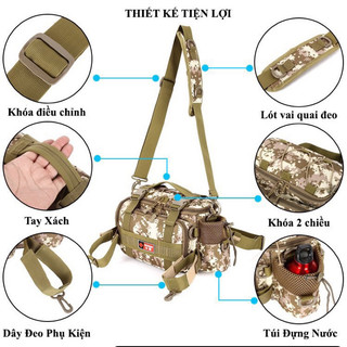 Túi đựng Đồ câu Lure - Túi Đựng phụ kiện câu chuyên dụng tiện lợi_2 màu.