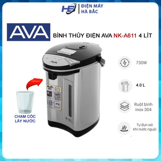 Bình thủy điện ava nk-a611 4 lít bảo hành chính hãng 12 tháng