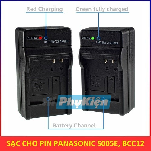 Sạc cho Pin máy ảnh Panasonic S005E, BCC12