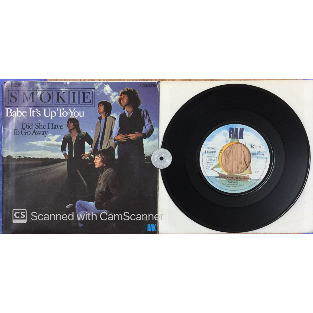 stereomate - Đĩa than - Single Vinyl - 7 inch 45RPM: Smokie - Babe It's Up To You