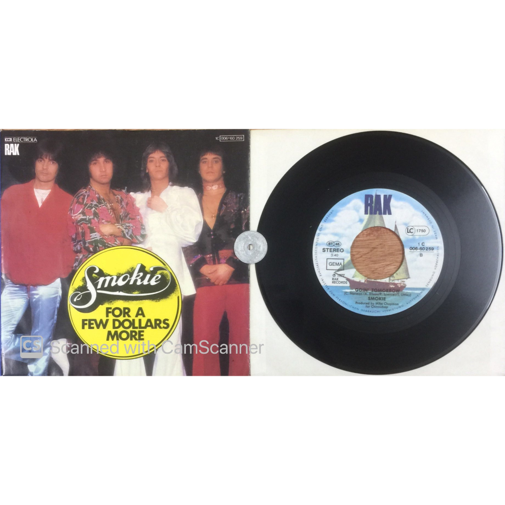 stereomate - Đĩa than - Single Vinyl - 7 inch 45RPM: Smokie - For A Few Dollars More