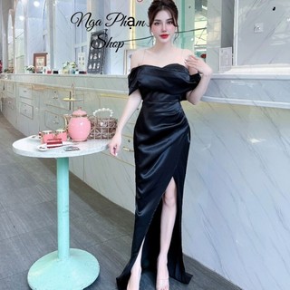 DẠ HỘI LỤA TRỄ VAI XẾP LY XẺ TÀ (kèm video thật)