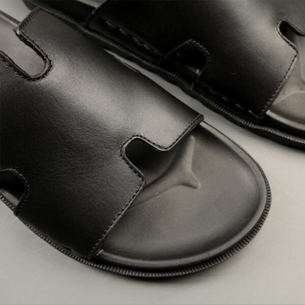 Dép nam chữ H da bò thật may quai sẵn KEEDO KD5513