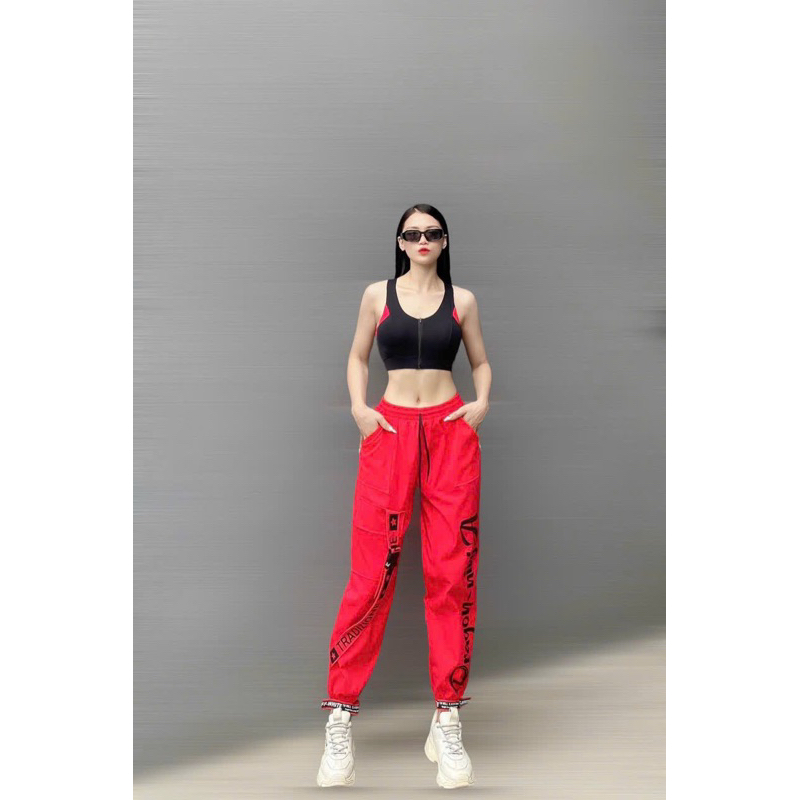 Đồ tập Zumba,Gym, Aerobic🌺𝑪𝑼̛̣𝑪 𝒀𝑬̂𝑼🌺 Sự kết hợp Quần JORGER Nữ VS Áo CropTop  Giành cho các Chế iu của em