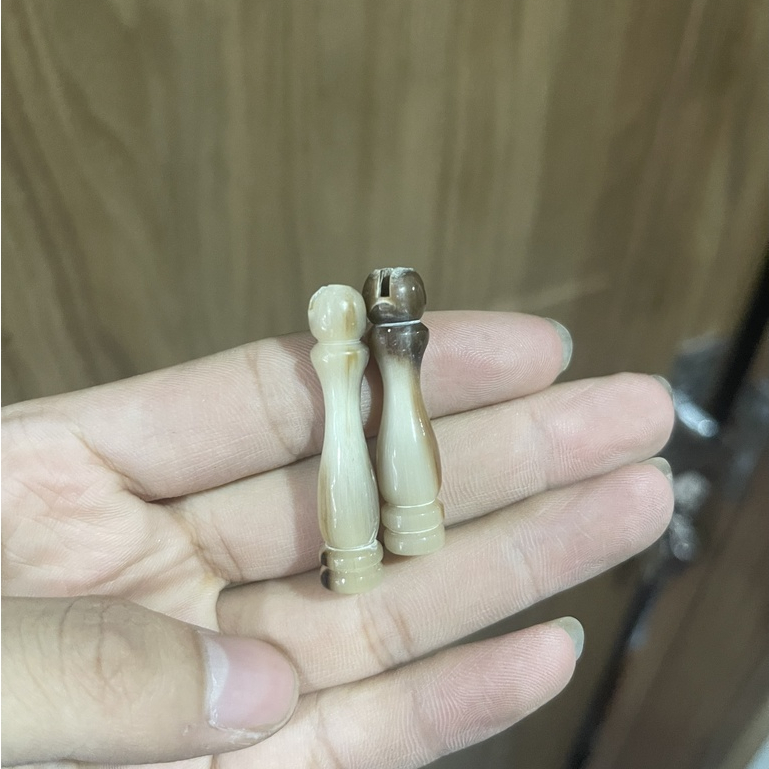 Đầu cầu chim khuyên , hút mật hàng sừng nguyên chất dài 4cm