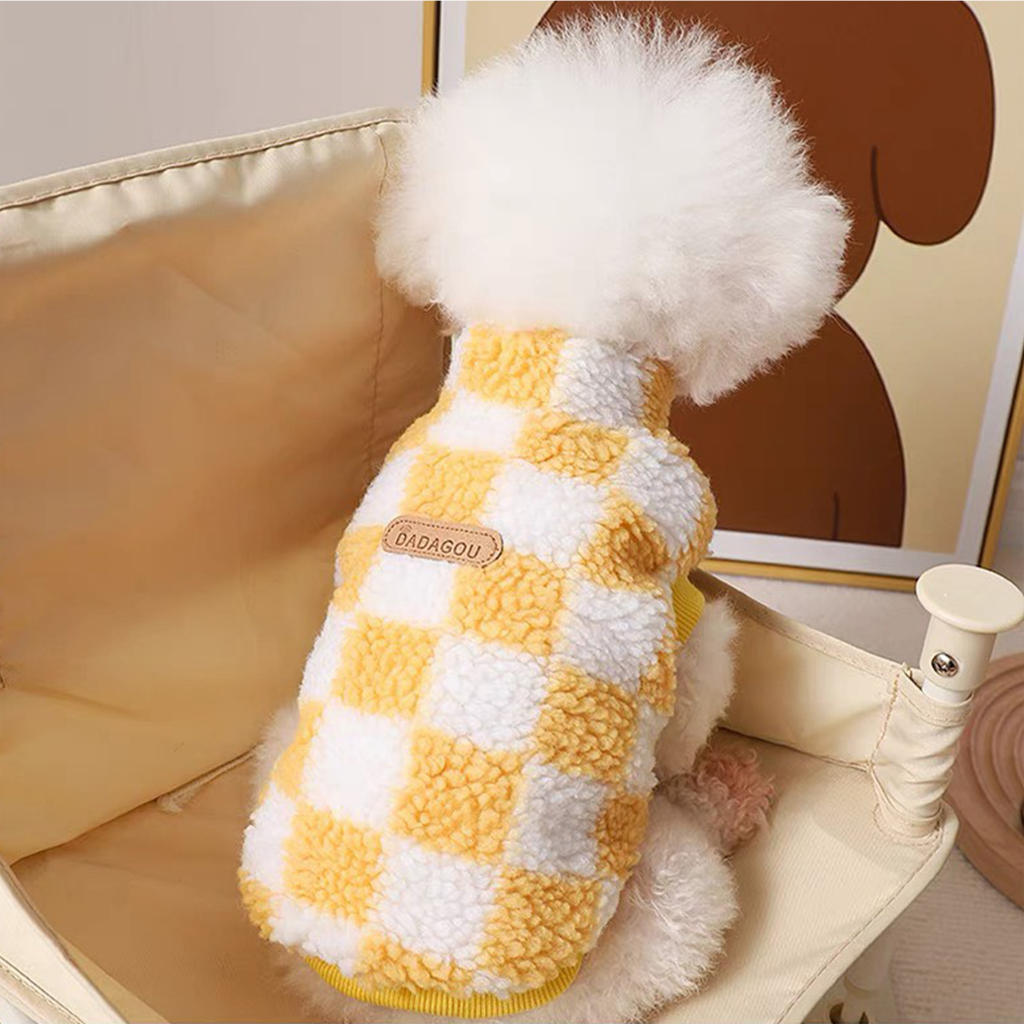 Áo cho thú cưng kẻ caro nhiều màu sắc cá tính