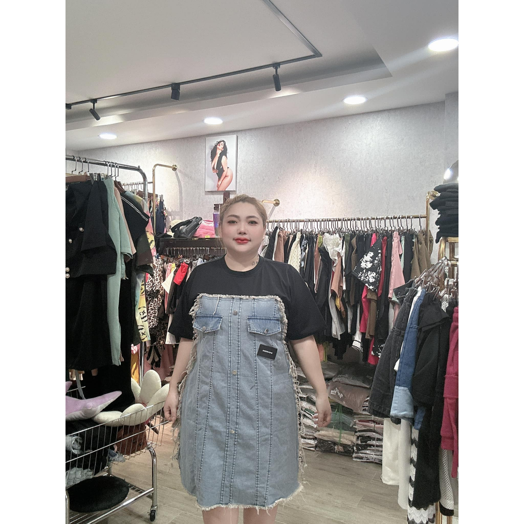 ĐẦM BIGSIZE JEAN BỤI 60-90KG