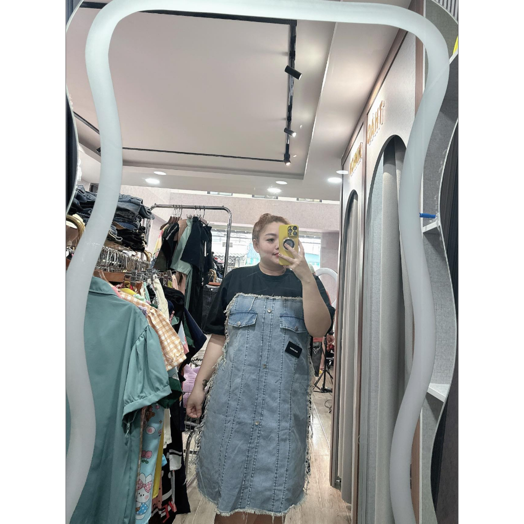 ĐẦM BIGSIZE JEAN BỤI 60-90KG