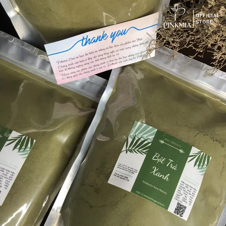 Bột Trà Xanh Matcha Nguyên Chất 100% Chuyên Dùng Cho Spa