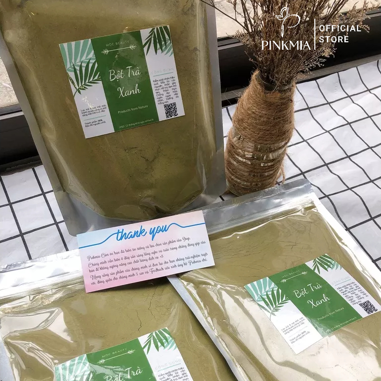 Bột Trà Xanh Matcha Nguyên Chất 100% Chuyên Dùng Cho Spa