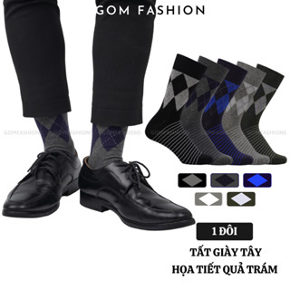  Tất nam công sở cổ cao GOMTAT vớ đi giày tây chất cotton hút ẩm thoáng khí  -GOM-MIX07-1DOI 
