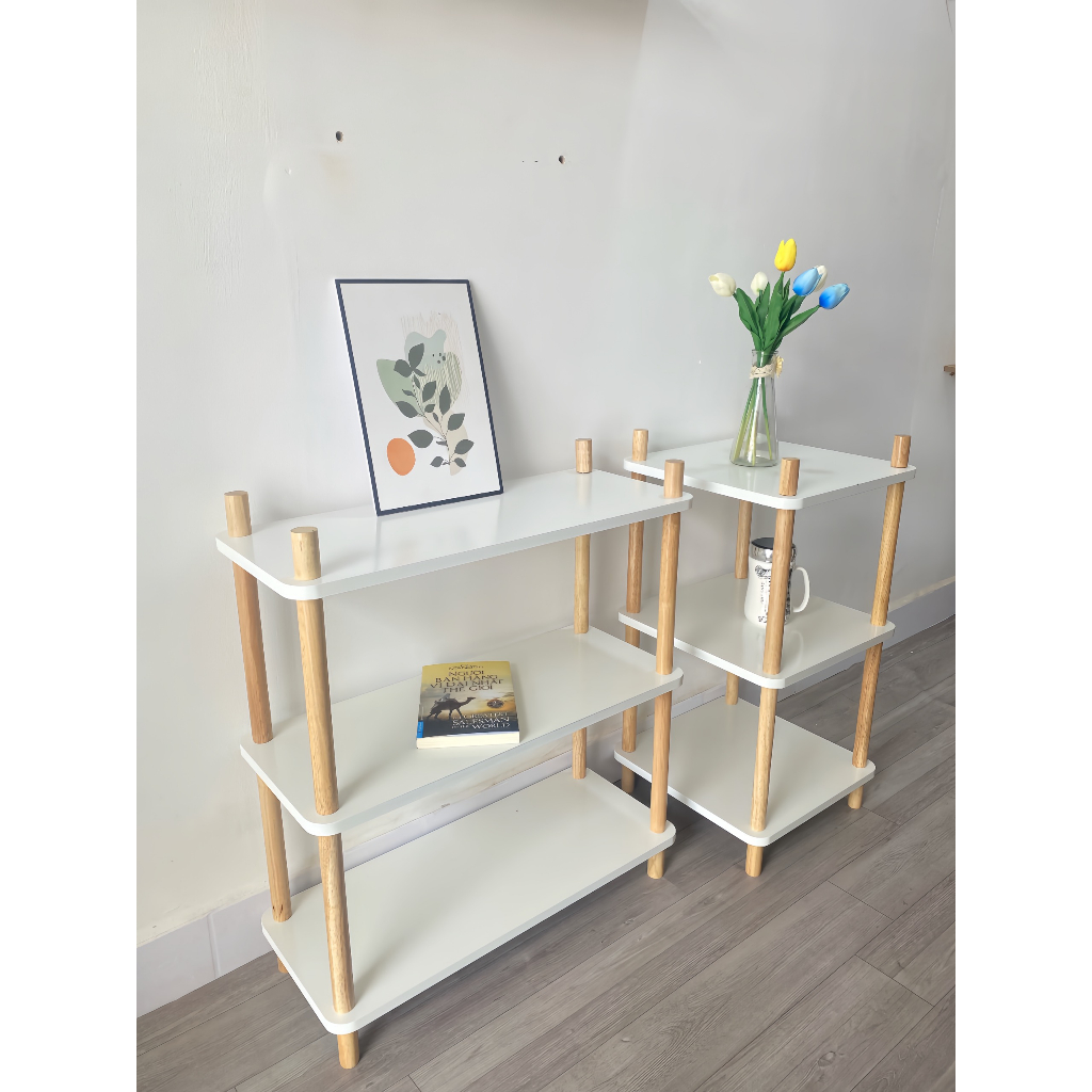 Kệ sách, trang trí, decor - nail - spa theo phong cách hàn quốc  từ 1 tầng - 5 tầng chính hãng Ưng decor