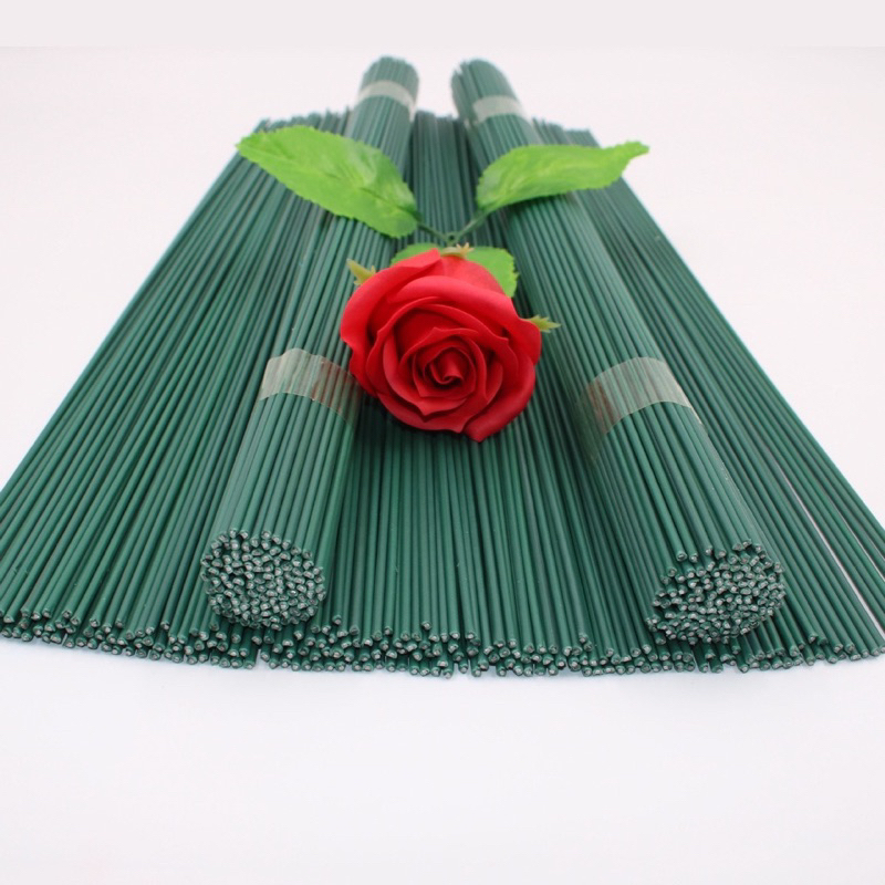 10-20-50-100 cành kẽm cắm hoa sáp, hoa giấy dài 40cm, có tách lẻ 10 cành