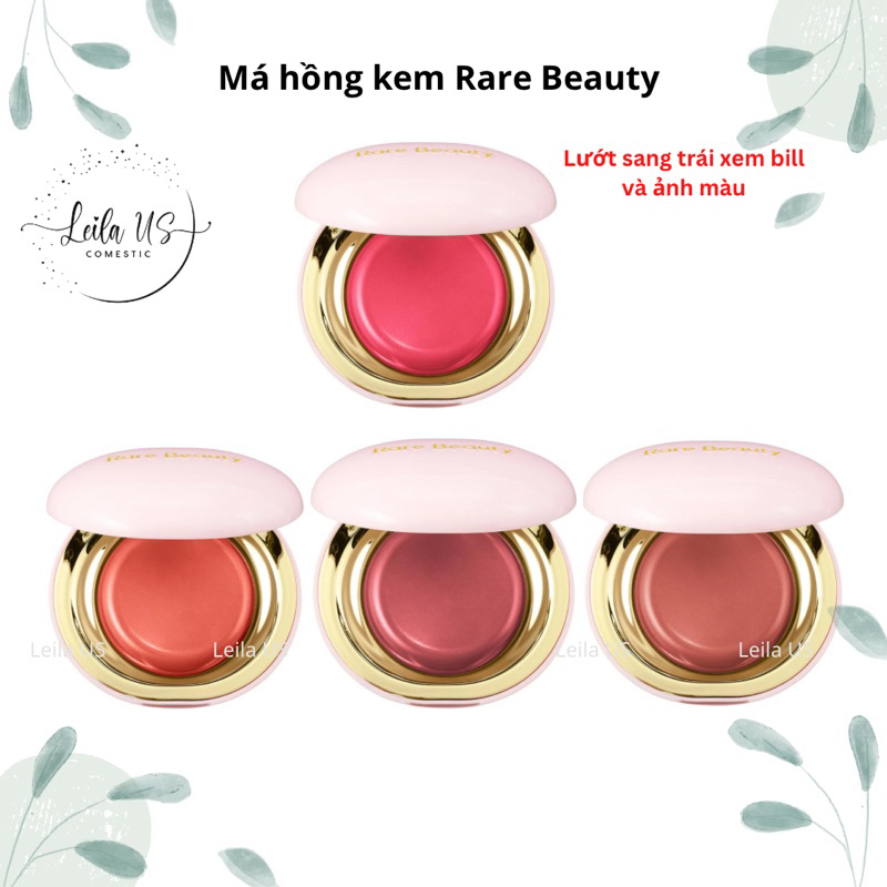 [Bill US] Má hồng kem Rare Beauty Stay Vulnerable Melting Cream Blush fullsize 5g