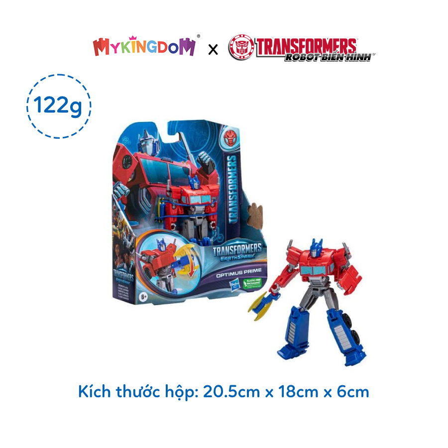 Đồ Chơi TRANSFORMERS Mô Hình Earthspark Warrior Optimus F6724/F6230