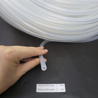 Ống silicon phi 5mm, đường kính 5x6mm 5x7mm 5x8mm 5x9mm 5x10mm