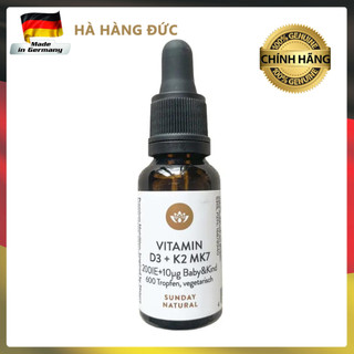 Vitamin d3+k2 mk7 sunday natural đức 20ml